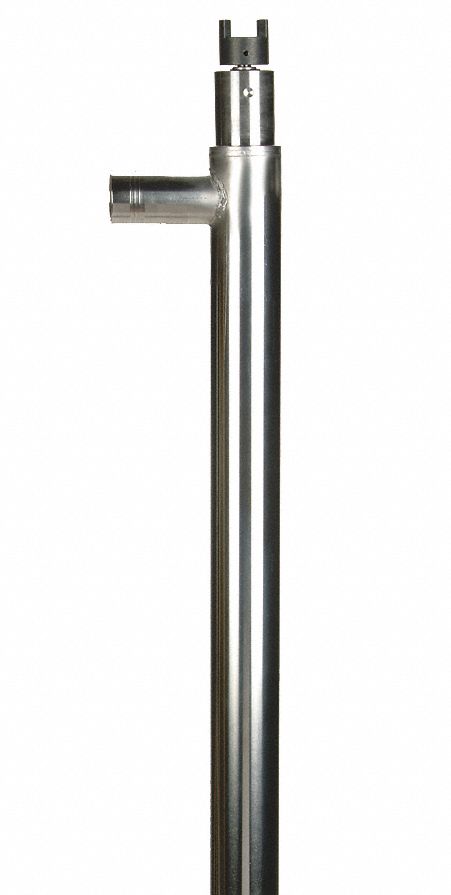 Drum Pump Tube: Fixed, 316 Stainless Steel, 40 in Suction Tube Lg - Max