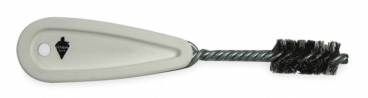 REFRIGERATION FITTING BRUSH, 1⅛ IN DIAMETER, FOR 1⅛ IN MAX TUBE DIAMETER, DOUBLE SPIRAL