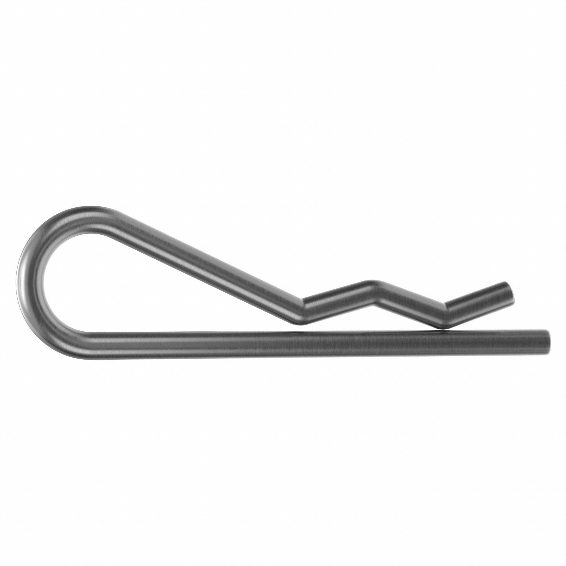 Cotter Pin, 0.125 in dia, 2.562 in L, PK10: Bridge, Inch, 1/8 in Pin Dia, 2 9/16 in Shank Lg, 10 PK