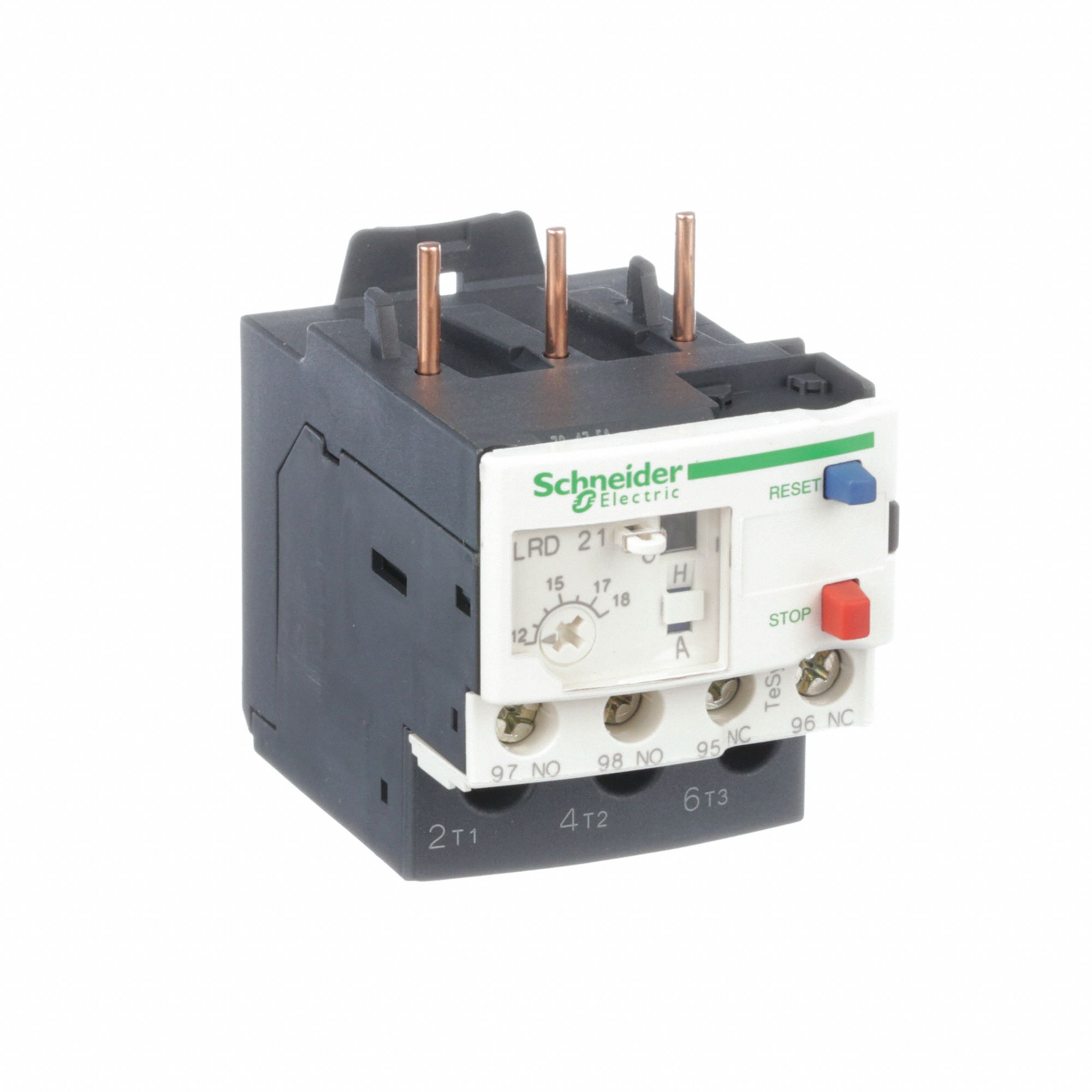 Overload Relay: Thermal Protection, 3 Poles, 1NO/1NC, Phase Loss Sensitivity, 12 A – 18 A
