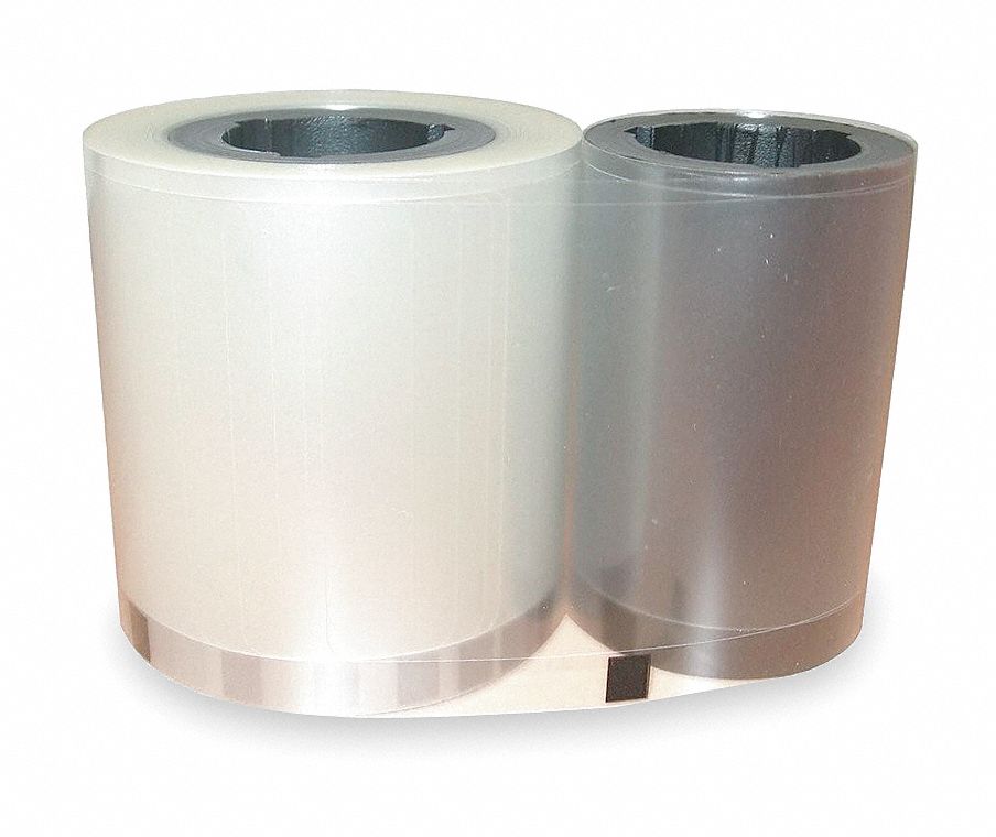 ID Card Printer Ribbon,Clear Patch 0.6mi - Grainger