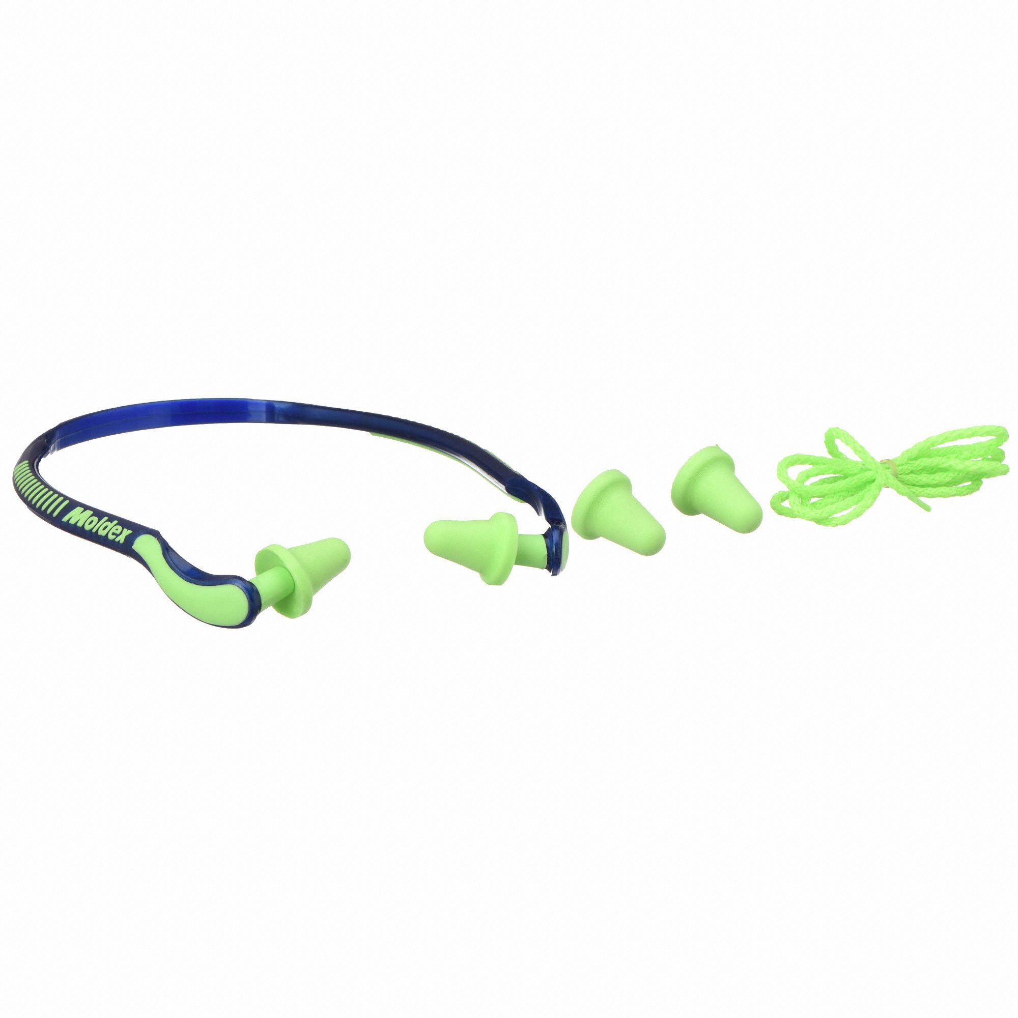 MOLDEX Bell Banded Ear Plugs, 25 dB Noise Reduction Rating NRR, Banded