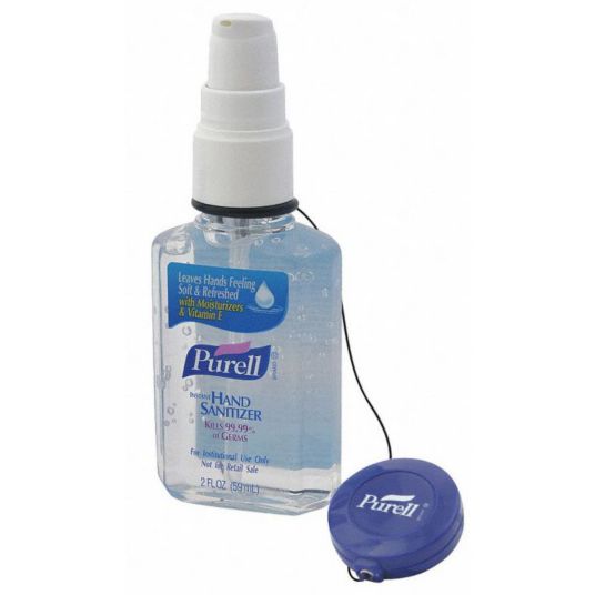 PURELL, Blue, Compatible with 3EB94 or 4XVH8, Gear Retractable Clip ...