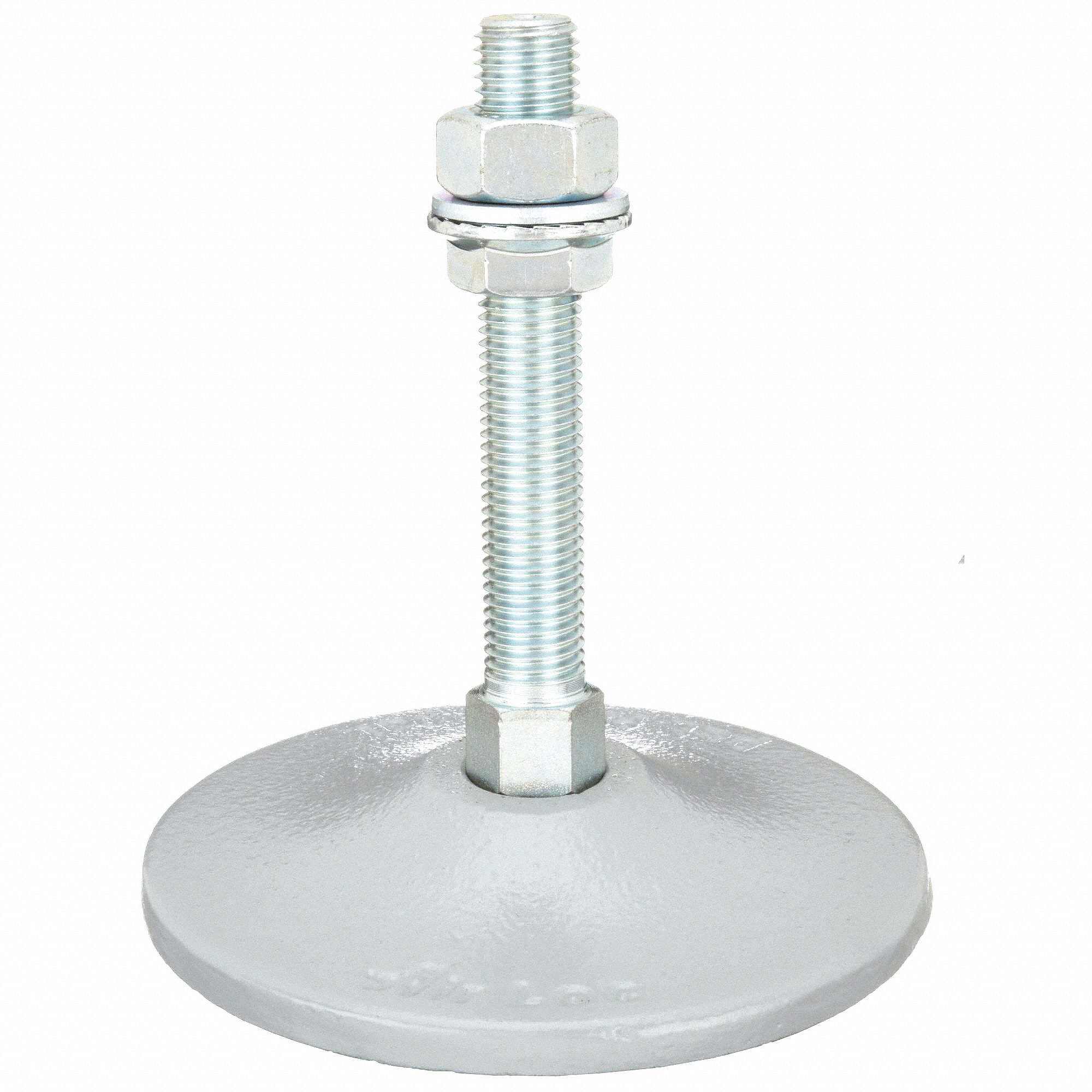 Male-End Leveling Mount: Fixed Stud, M16 Thread Size, 4.92 in, 2, 000 daN Capacity