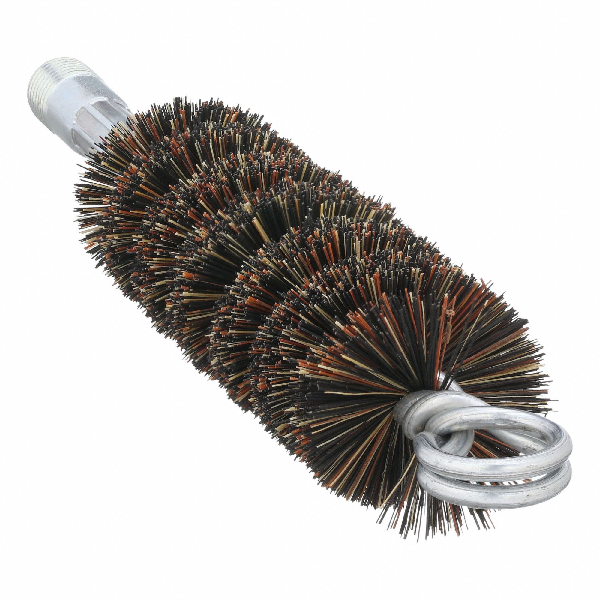 Flue Brush, Dia 1 1/2, 1/4 MNPT, Length 8