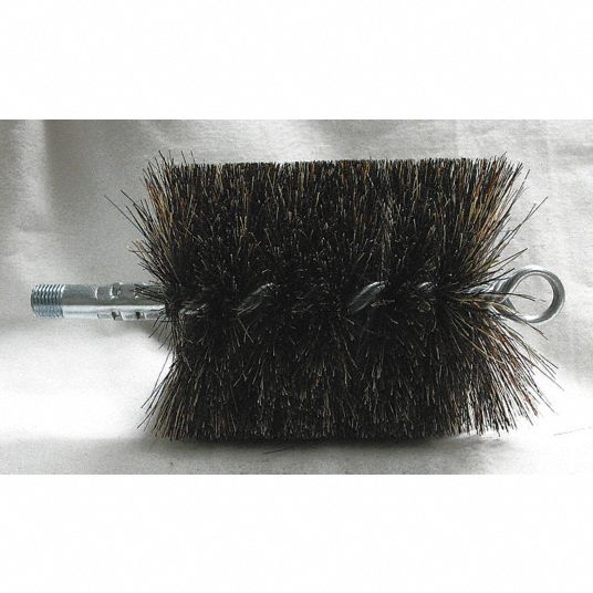TOUGH GUY Flue Brush, Tampico, Brush Length (In.) 4 1/2 in, Brush Dia. (In.) 4 in 3EDD43EDD4