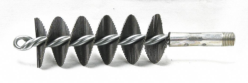 Flue Scraper, Dia 1 3/4, 1/4 MNPT, Length 8