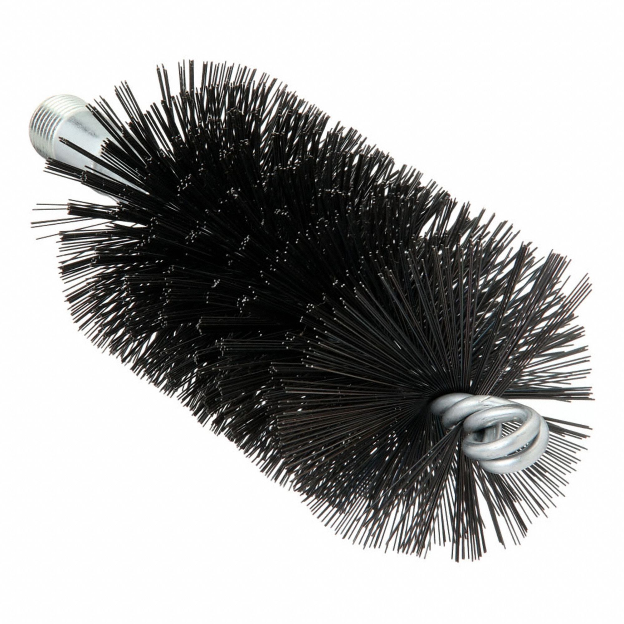 Flue Brush, Dia 2 1/4, 1/4 MNPT, Length 8