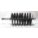 FLUE BRUSH, ¼ IN MALE THREADED CONNECTION, 2½ IN DIAMETER, 4½ IN BRUSH L, TEMPERED STEEL