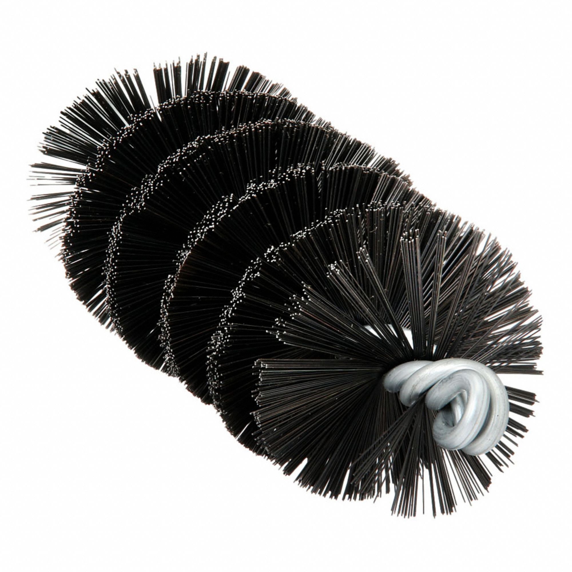 Flue Brush, Dia 2-1/4, 3/8 MNPT, Length 8