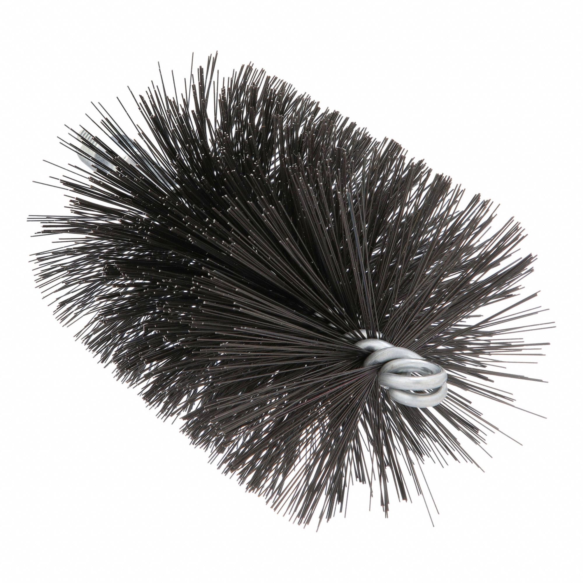 Flue Brush, Dia 3 1/4, 1/4 MNPT, Length 8
