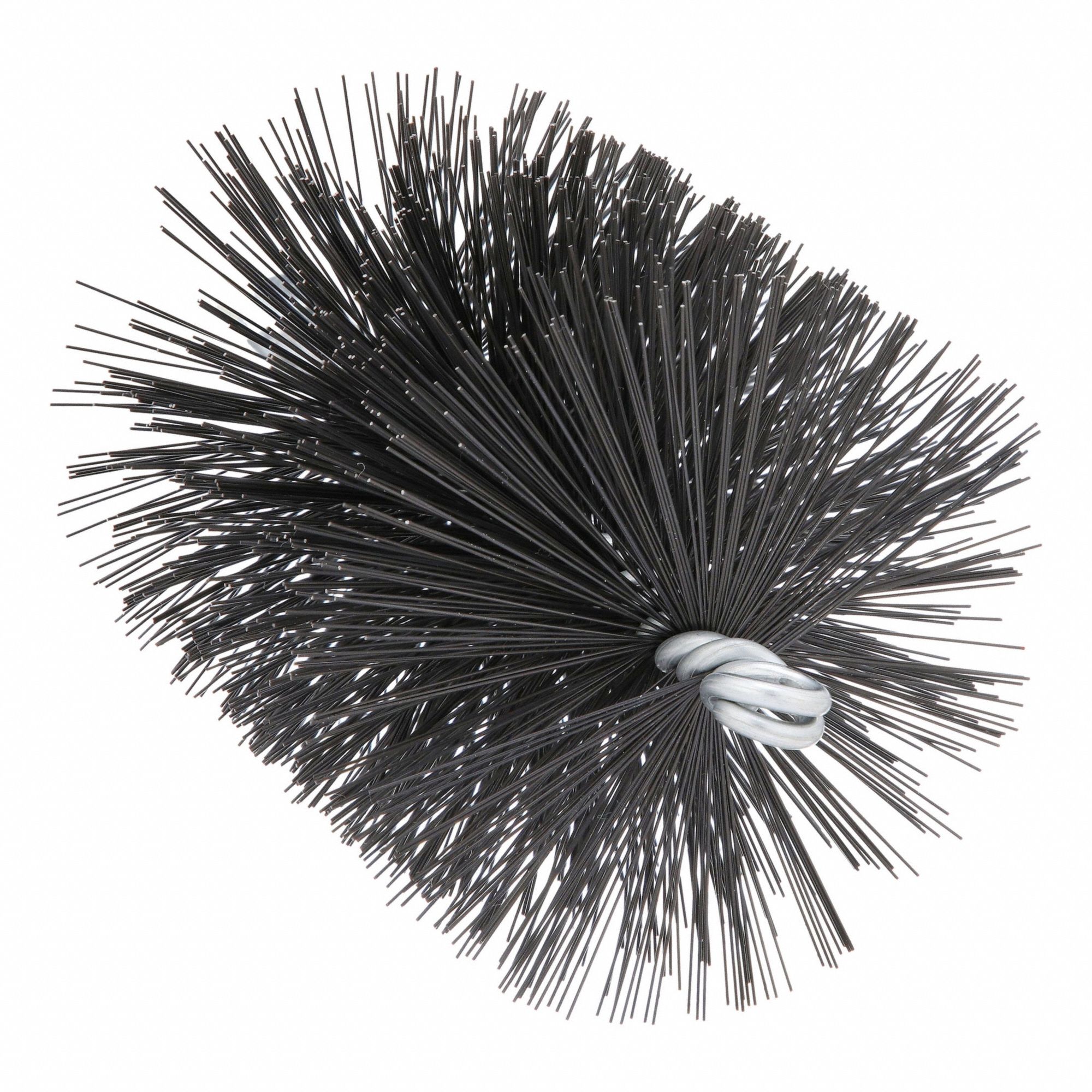 Flue Brush, Dia 3 1/2, 1/4 MNPT, Length 8