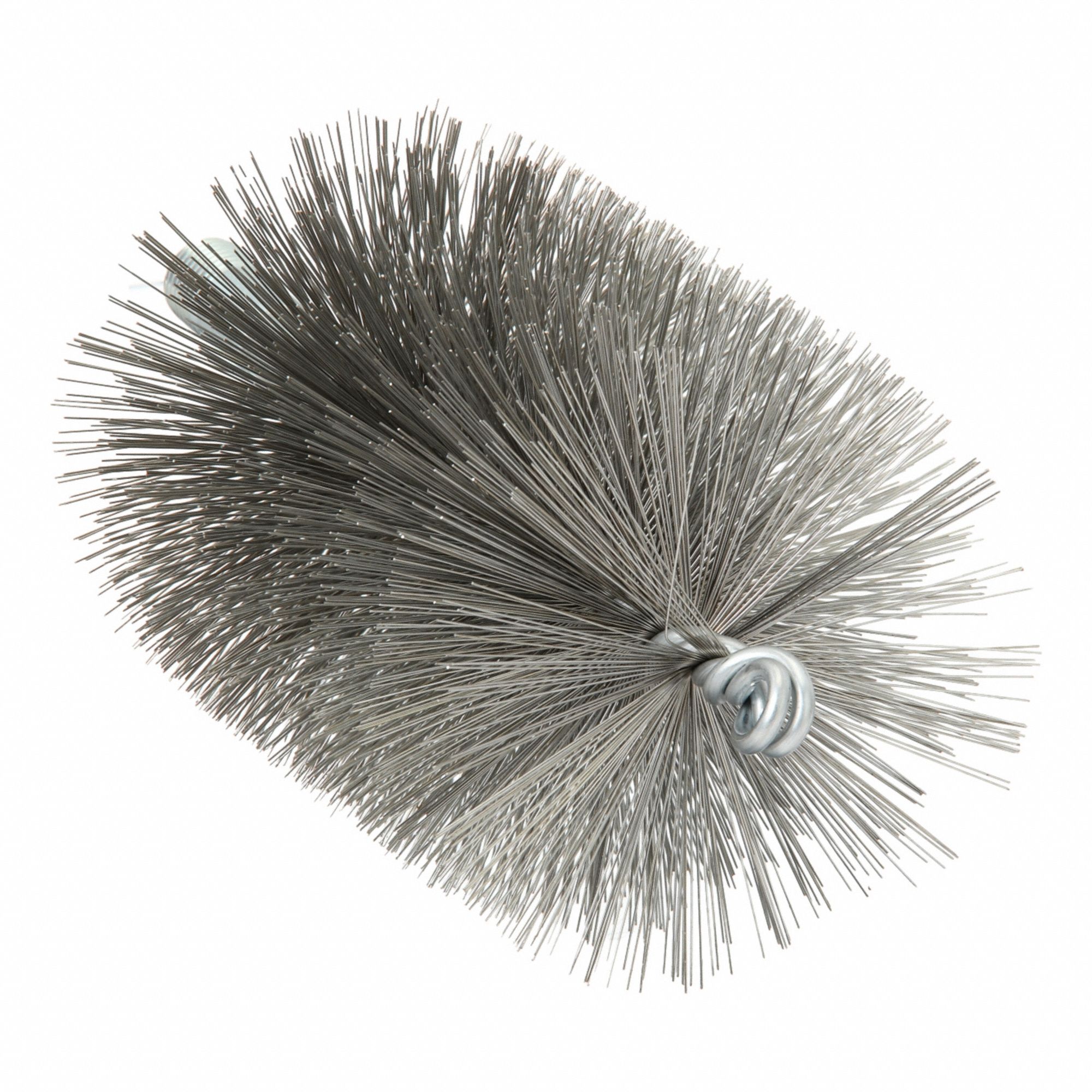 Flue Brush, Dia 3 1/2, 1/4 MNPT, Length 8