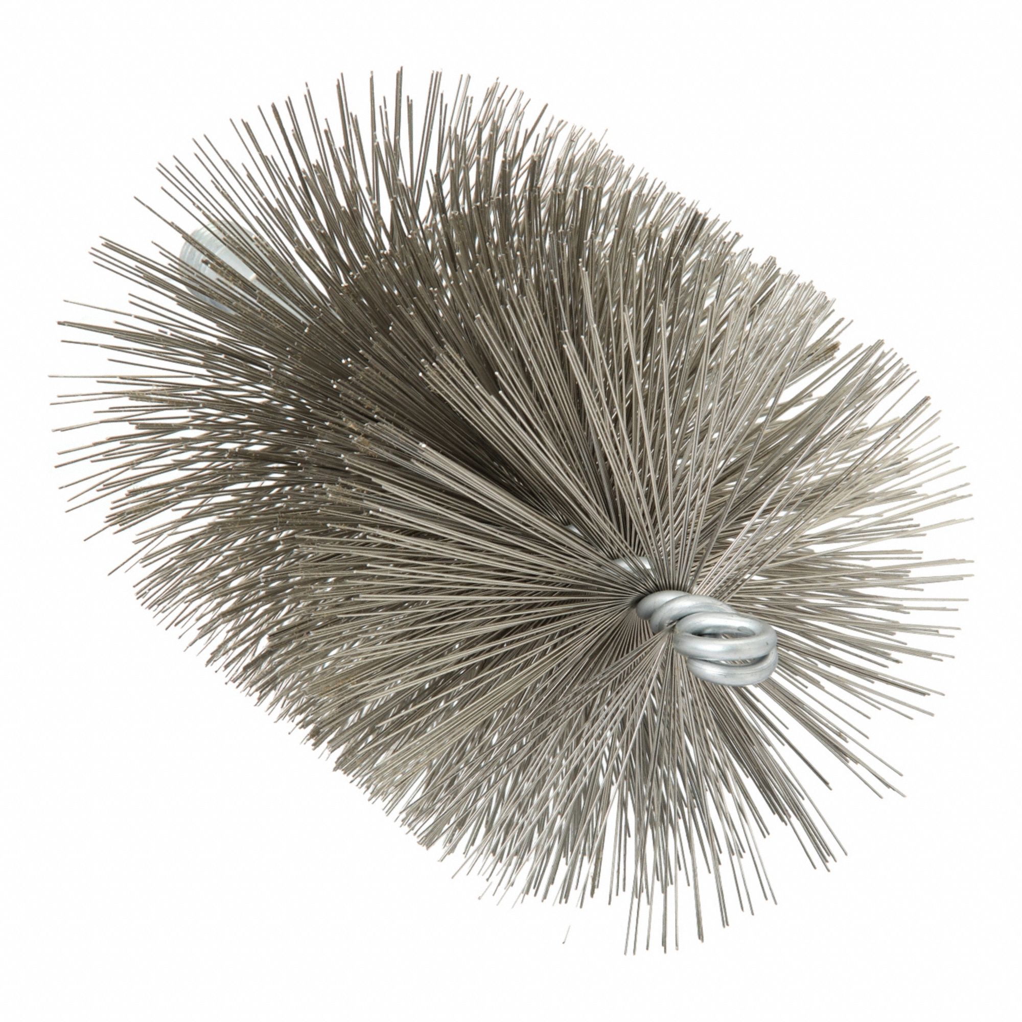 Flue Brush, Dia 3 3/4, 1/4 MNPT, Length 8