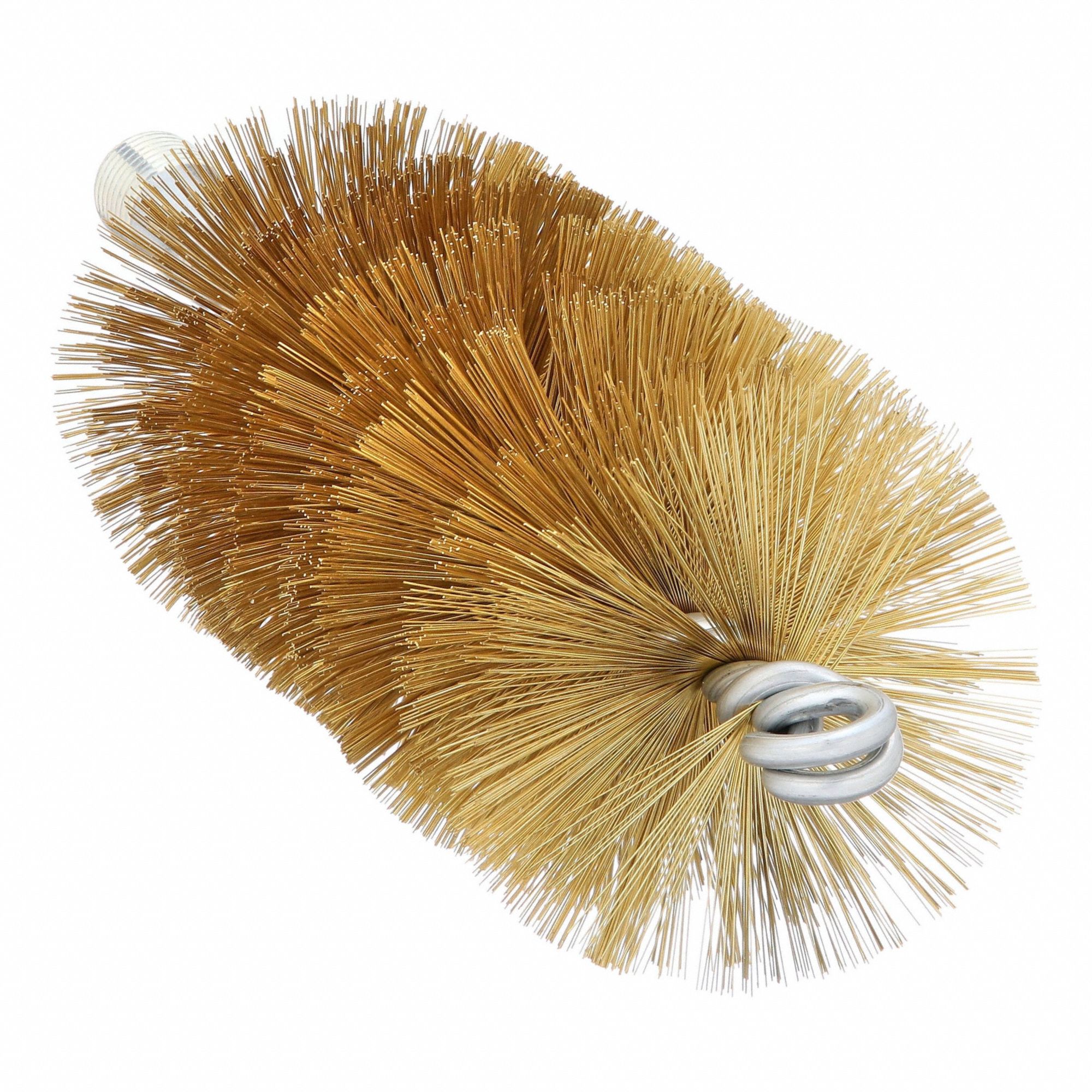 Tube Brush, Dia 2 1/4, 1/4 MNPT, Length 8