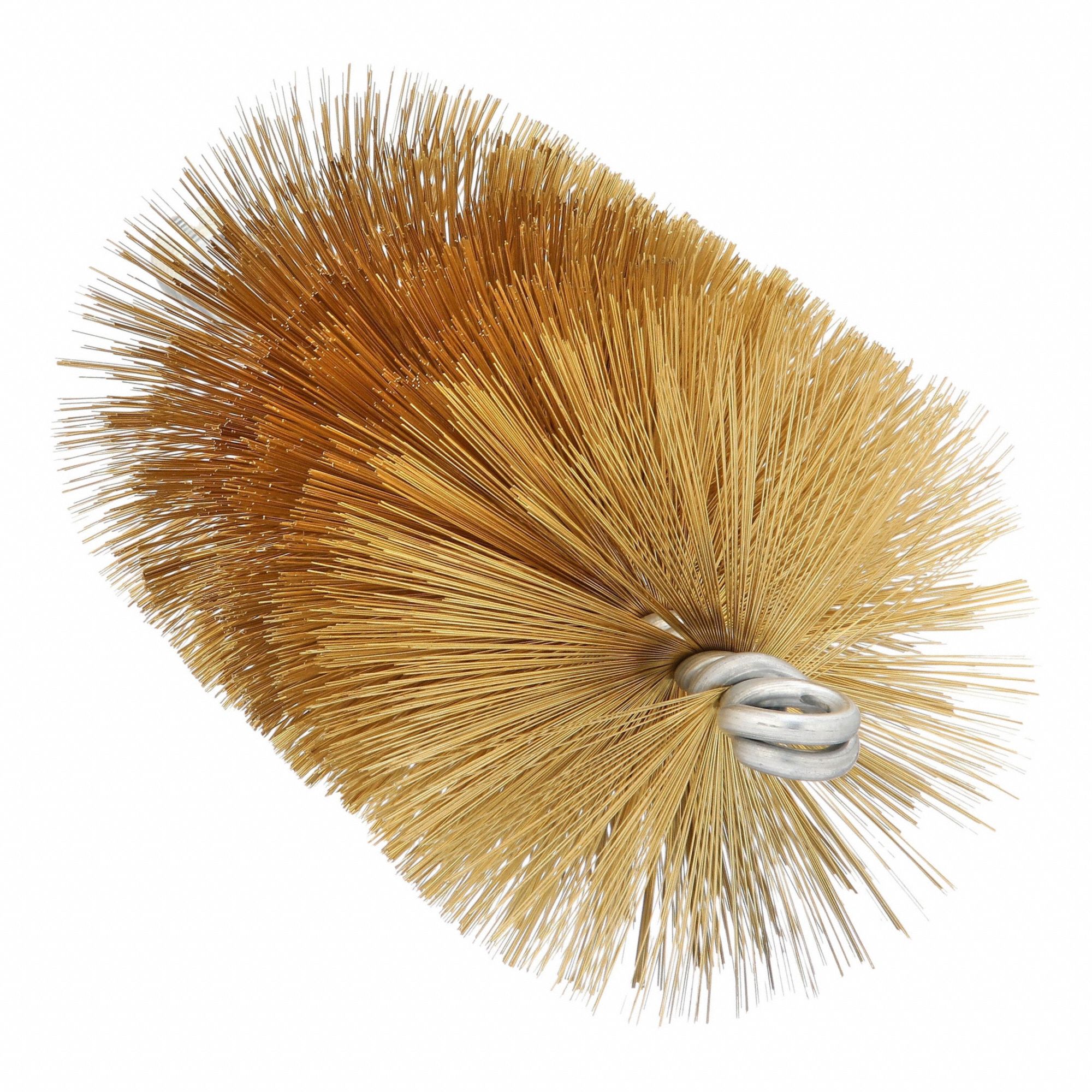 Tube Brush, Dia 3, 1/4 MNPT, Length 8