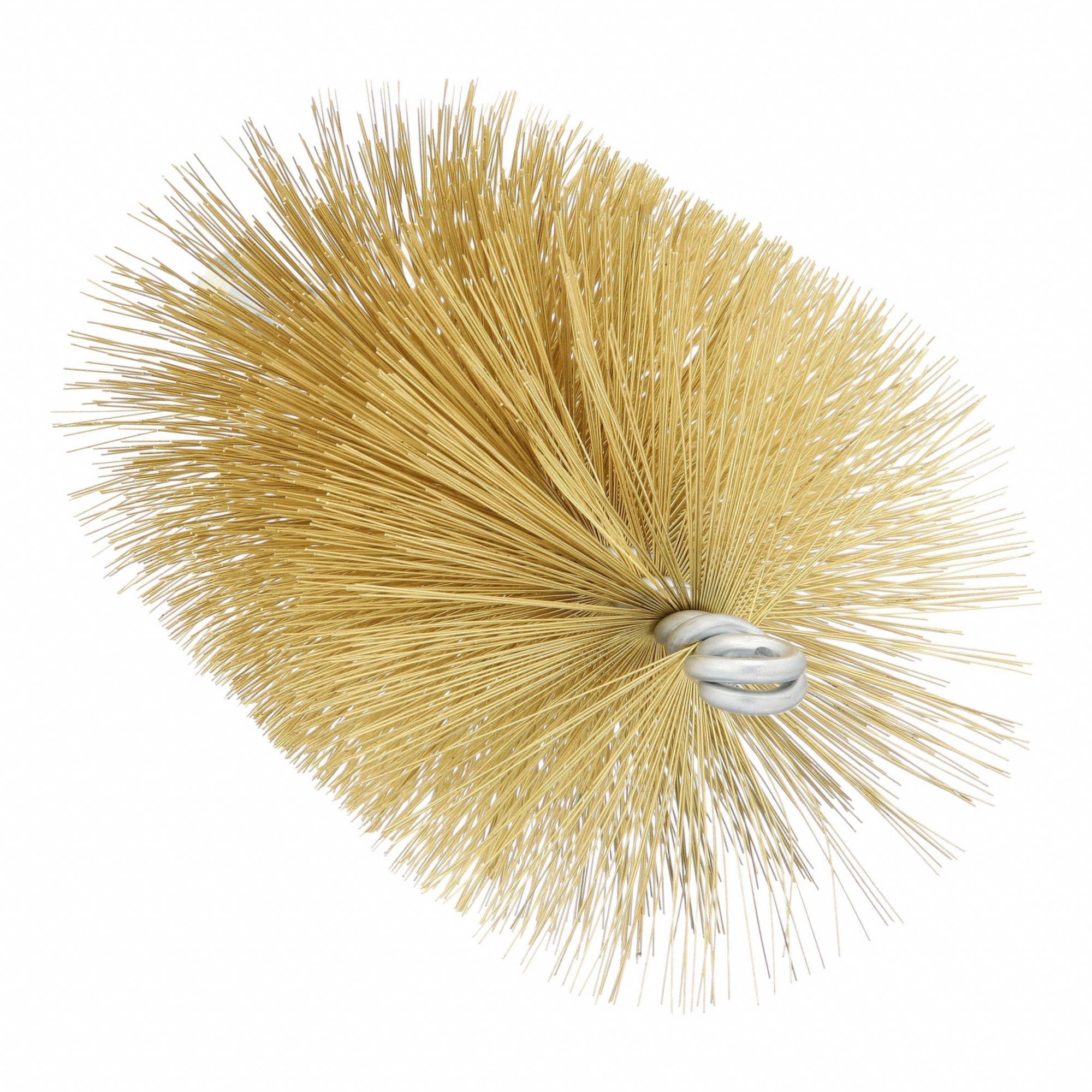 Tube Brush, Dia 3 1/2, 1/4 MNPT, Length 8