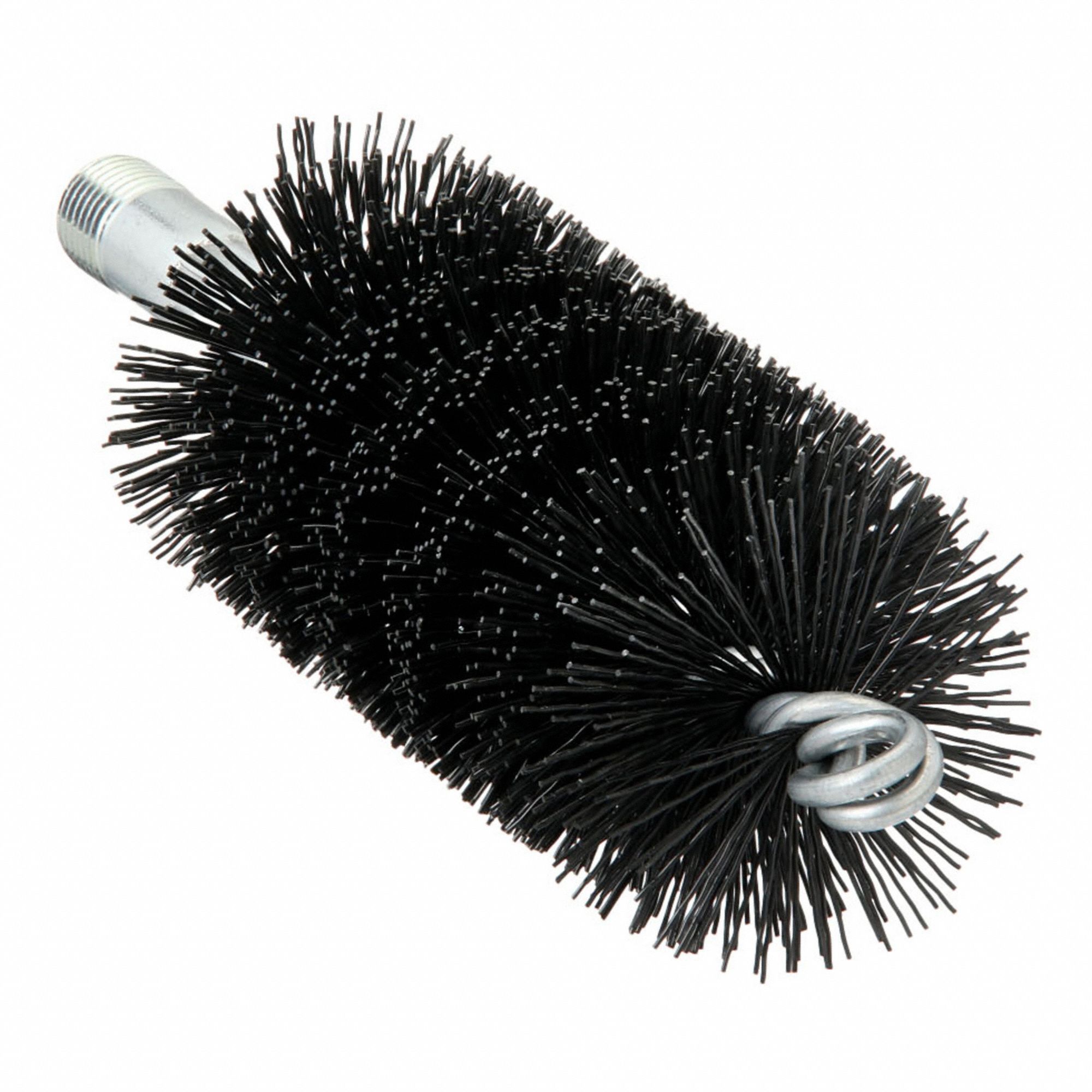 Tube Brush, Dia 2, 1/4 MNPT, Length 8