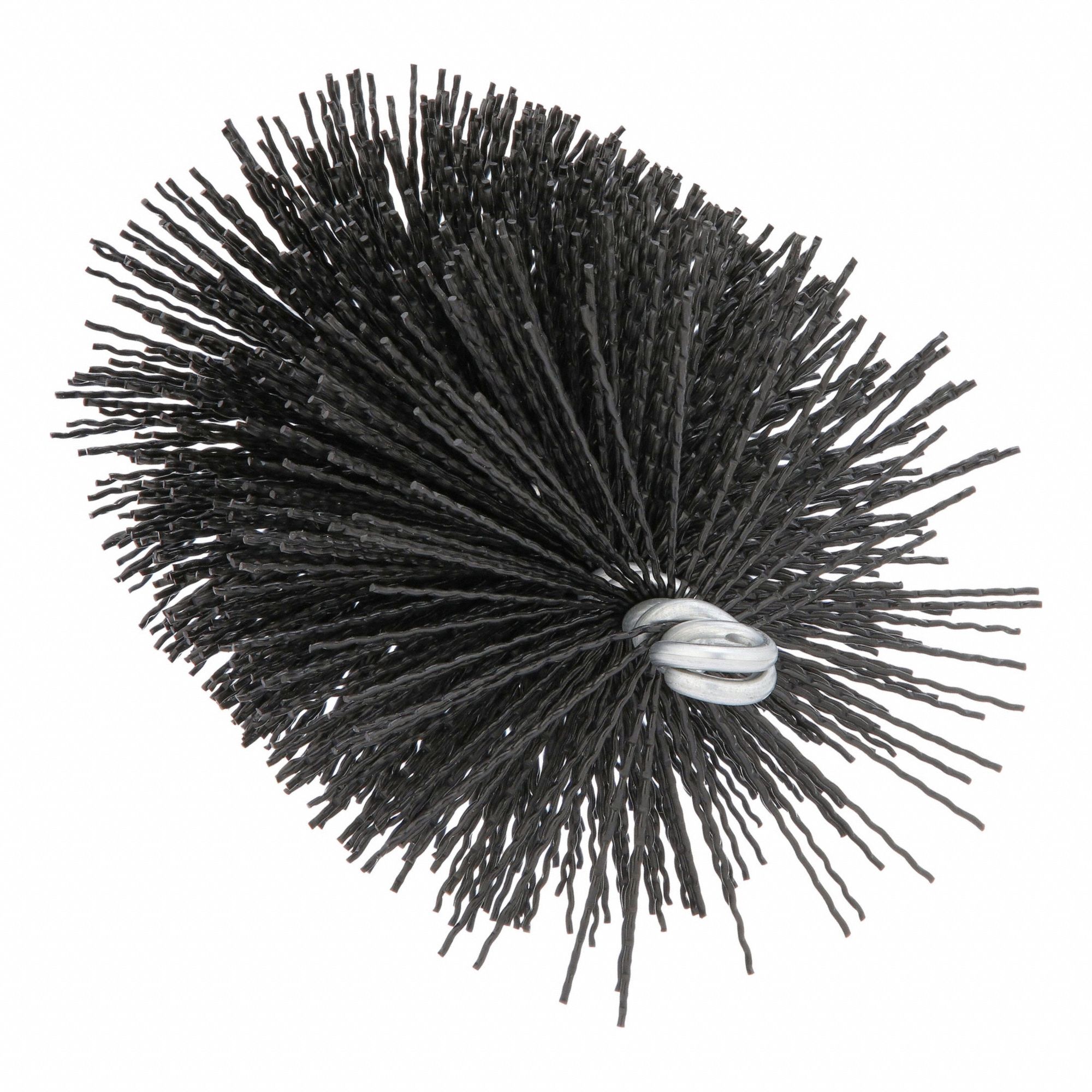 Tube Brush, Dia 3-1/2, 1/4 MNPT, Length 7