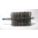 FLUE BRUSH, ¼ IN MALE THREADED CONNECTION, 3¼ IN DIAMETER, 4½ IN BRUSH L