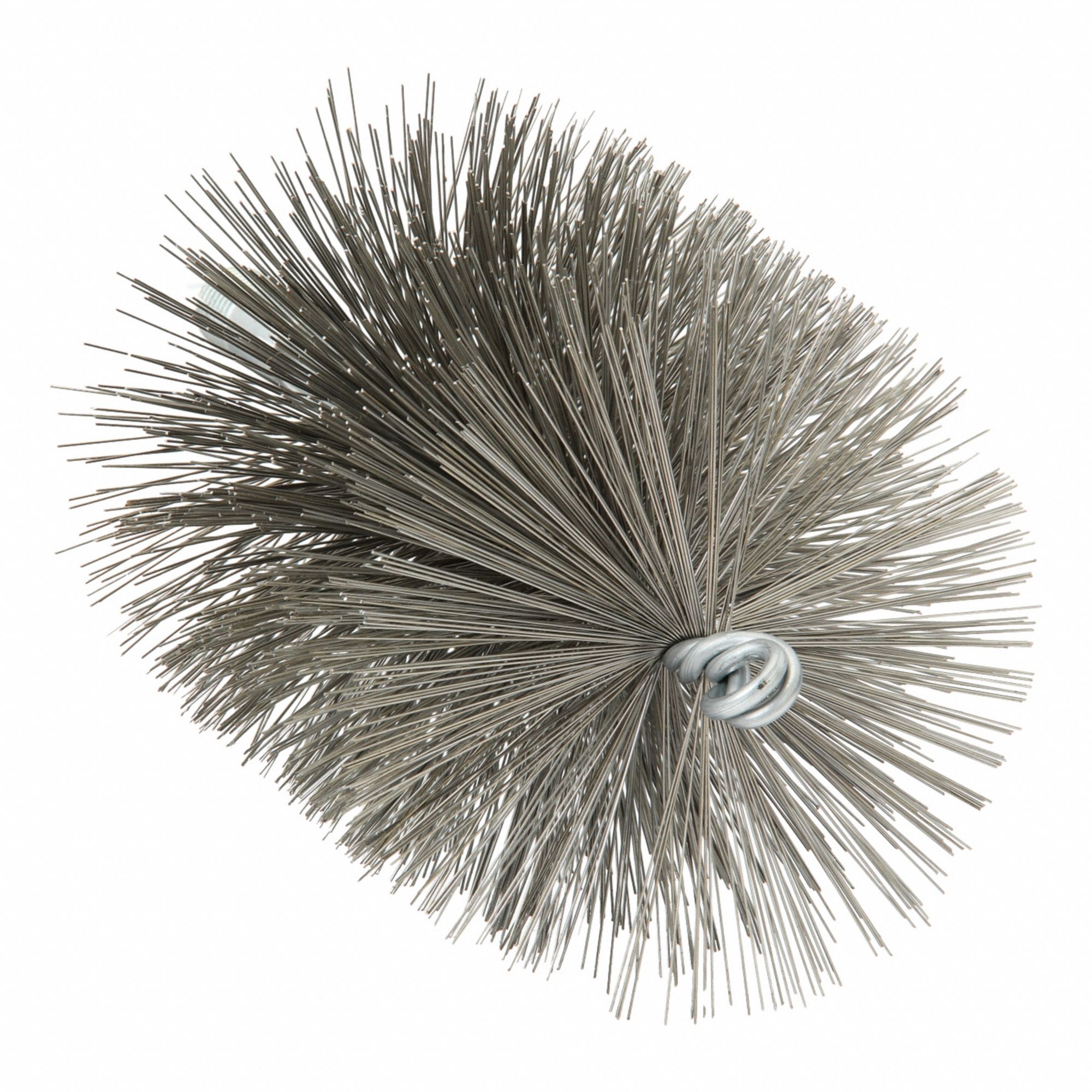 Flue Brush, Dia 4, 1/4 MNPT, Length 8