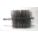 FLUE BRUSH, ¼ IN MALE THREADED CONNECTION, 4 IN DIAMETER, 4½ IN BRUSH L, STAINLESS STEEL