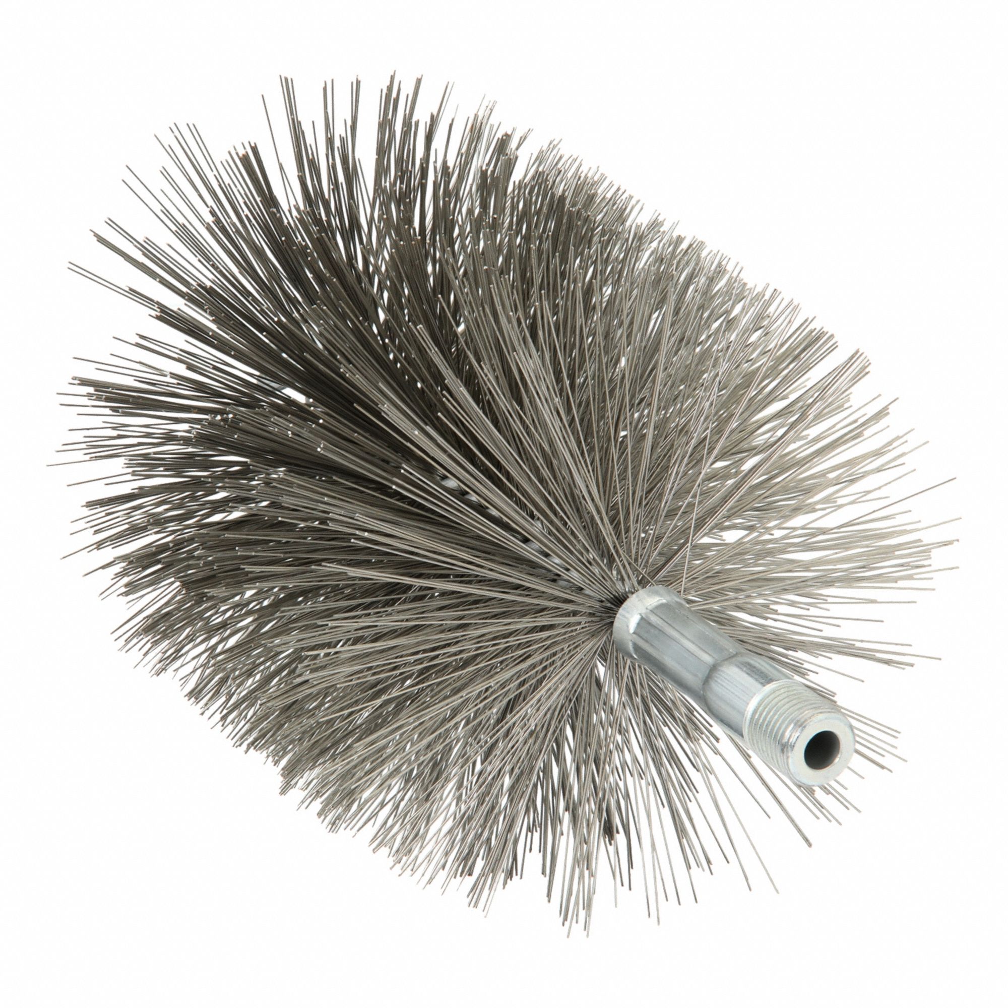 Flue Brush, Dia 4 1/4, 1/4 MNPT, Length 8