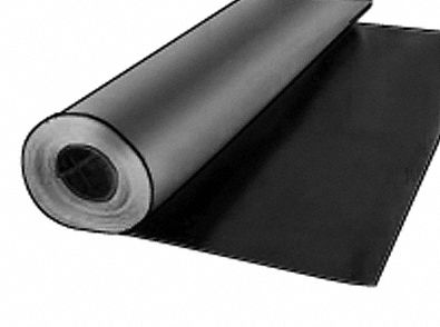 5GDJ9 - Foam Roll Poly Charcoal 1/2 x54 In 25 ft