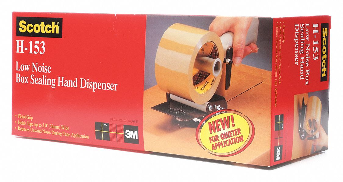 SCOTCH Handheld Tape Dispenser, For Maximum Tape Width 3 in, Dispenser