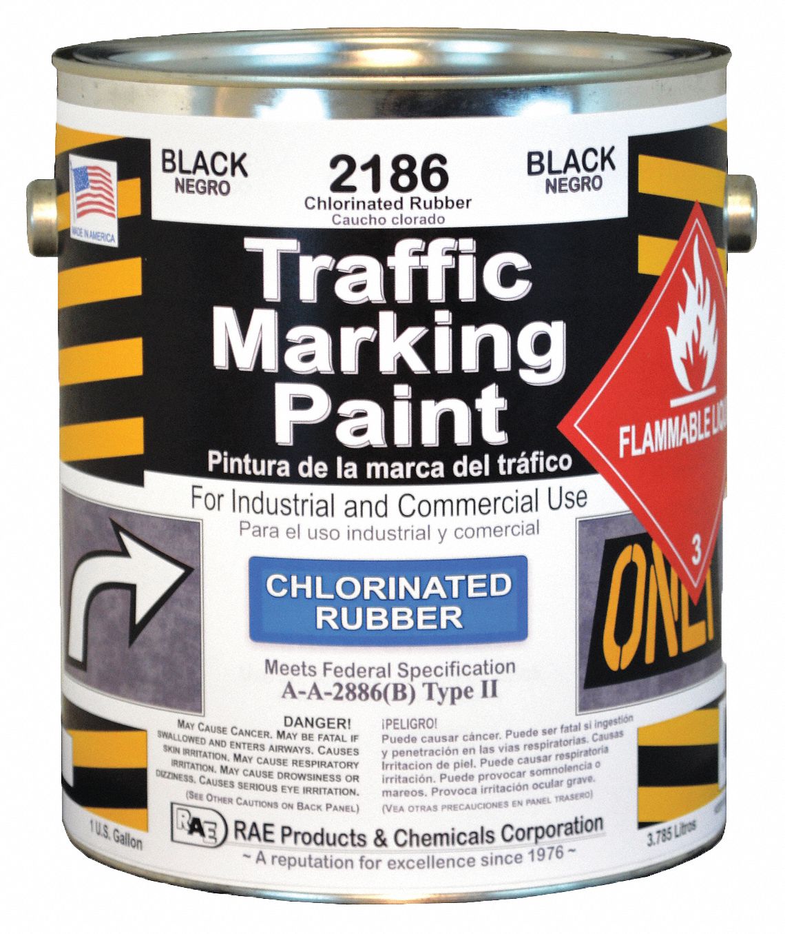 RAE, Pour Paint Dispensing, Black, Traffic Zone Marking Paint 3EHF8
