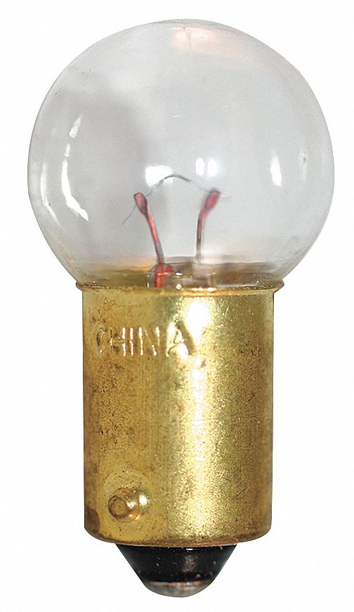 AMPOULE INCANDESCENTE, BAÏONNETTE MINIATURE (BA9S), (G) GLOBE, G4½, 503, 5,1VCA