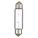 INCANDESCENT BULB, FESTOON, T3¼, 6418 (C5W), 12V AC, 5 W, WHITE