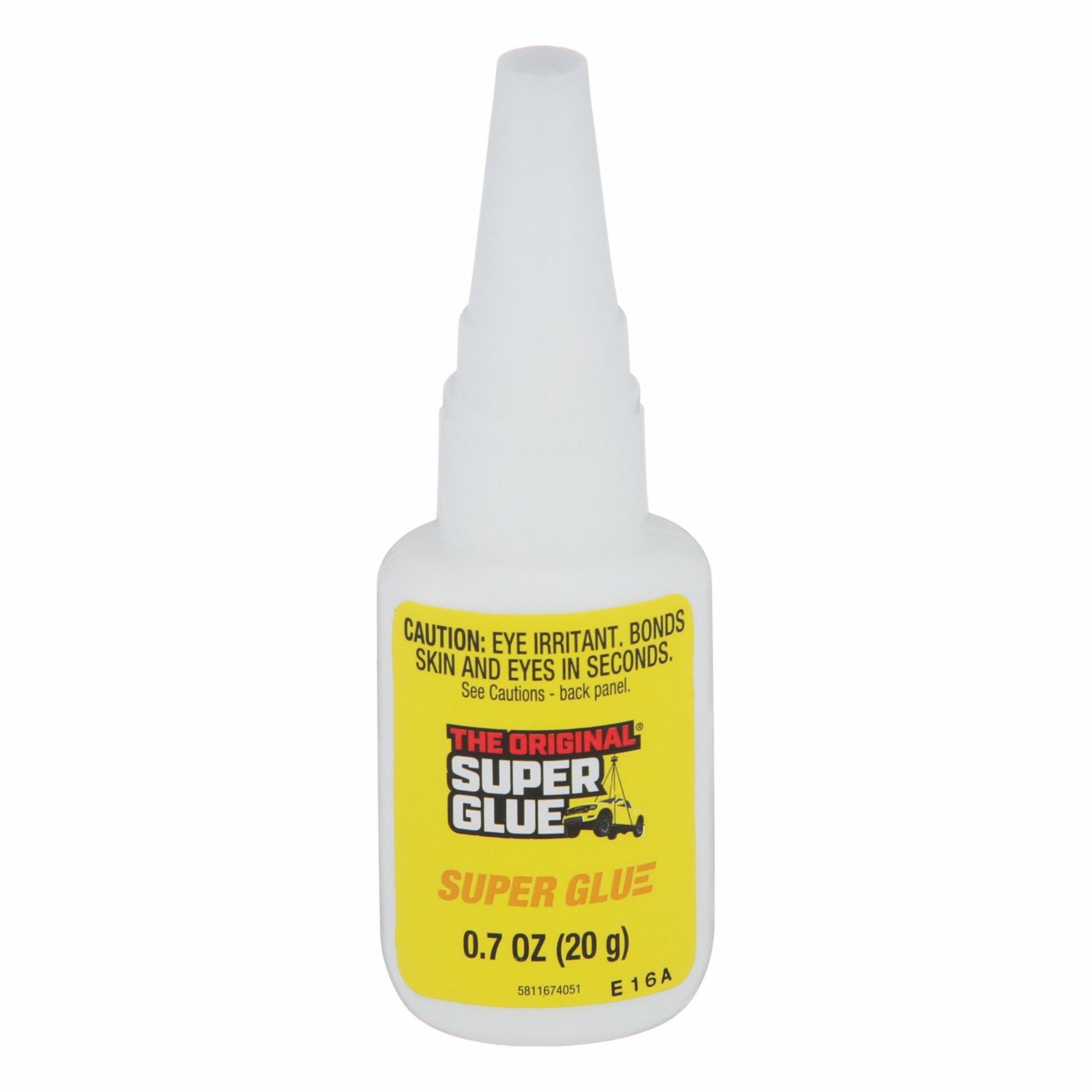 Instant Adhesive: Original, 0.7 fl oz, Bottle, Clear, Thin Liquid, 10 sec Working Time
