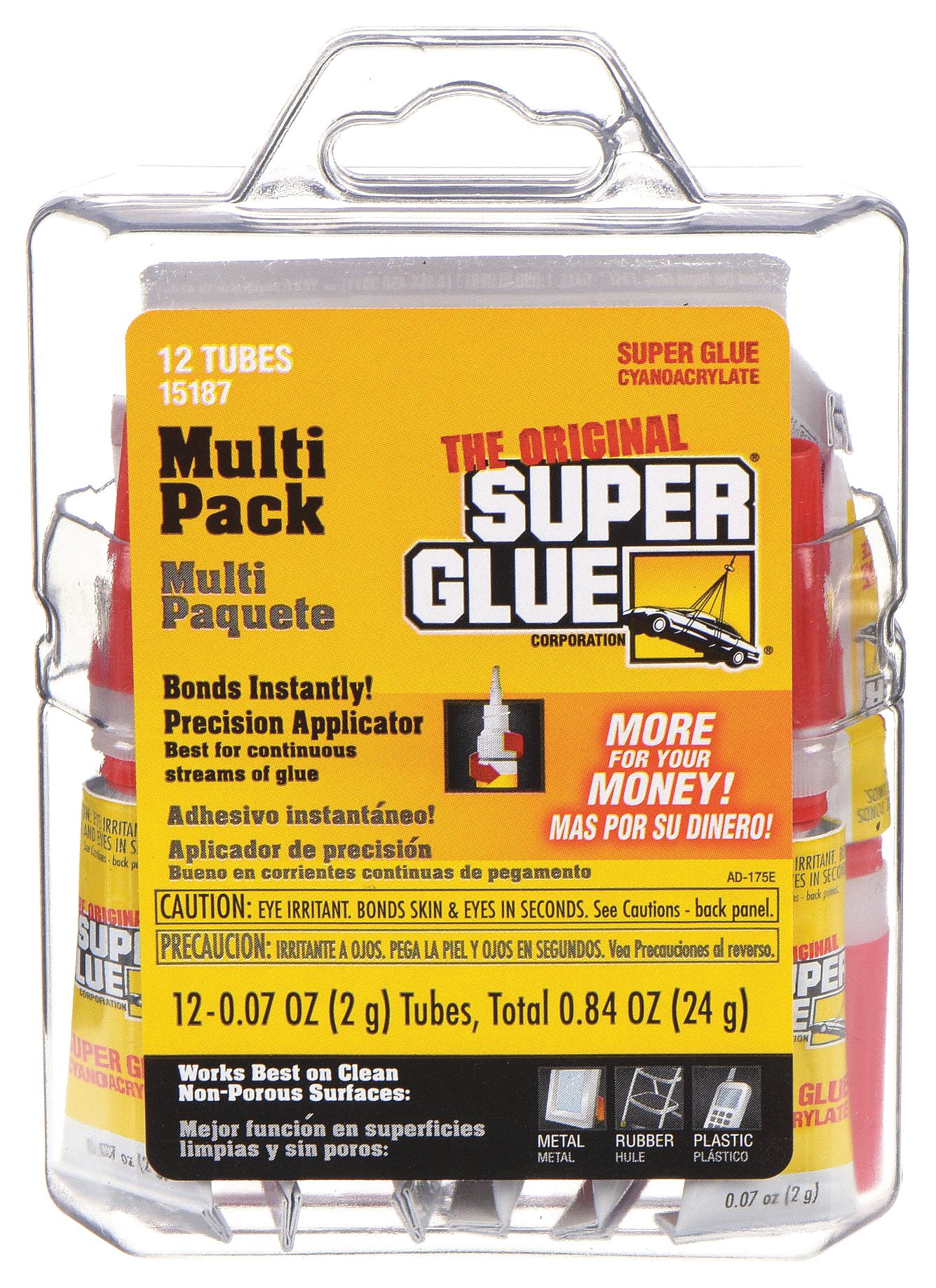 SUPER GLUE, Original, Gen Purpose, Instant Adhesive - 3EHP1