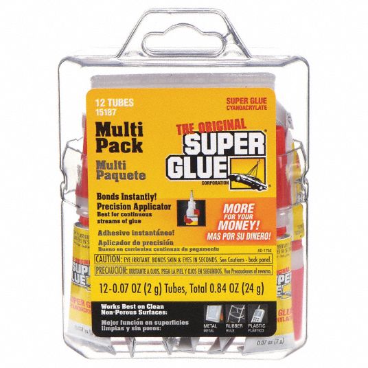  SUPER GLUE 15175-12 Instant Adhesive Mini Tubes, 5 pk
