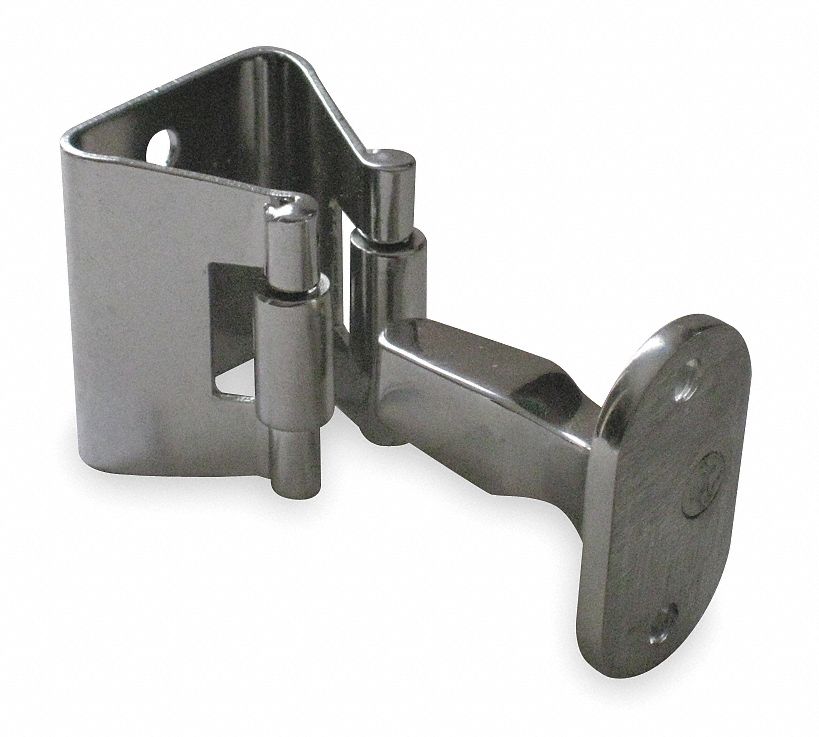 GRAINGER APPROVED Automatic Door Holder, SS, Brown, Wall 3EHX23EHX2