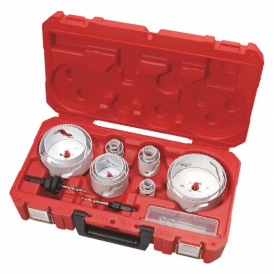 Milwaukee hole saw kit deals 17 piece