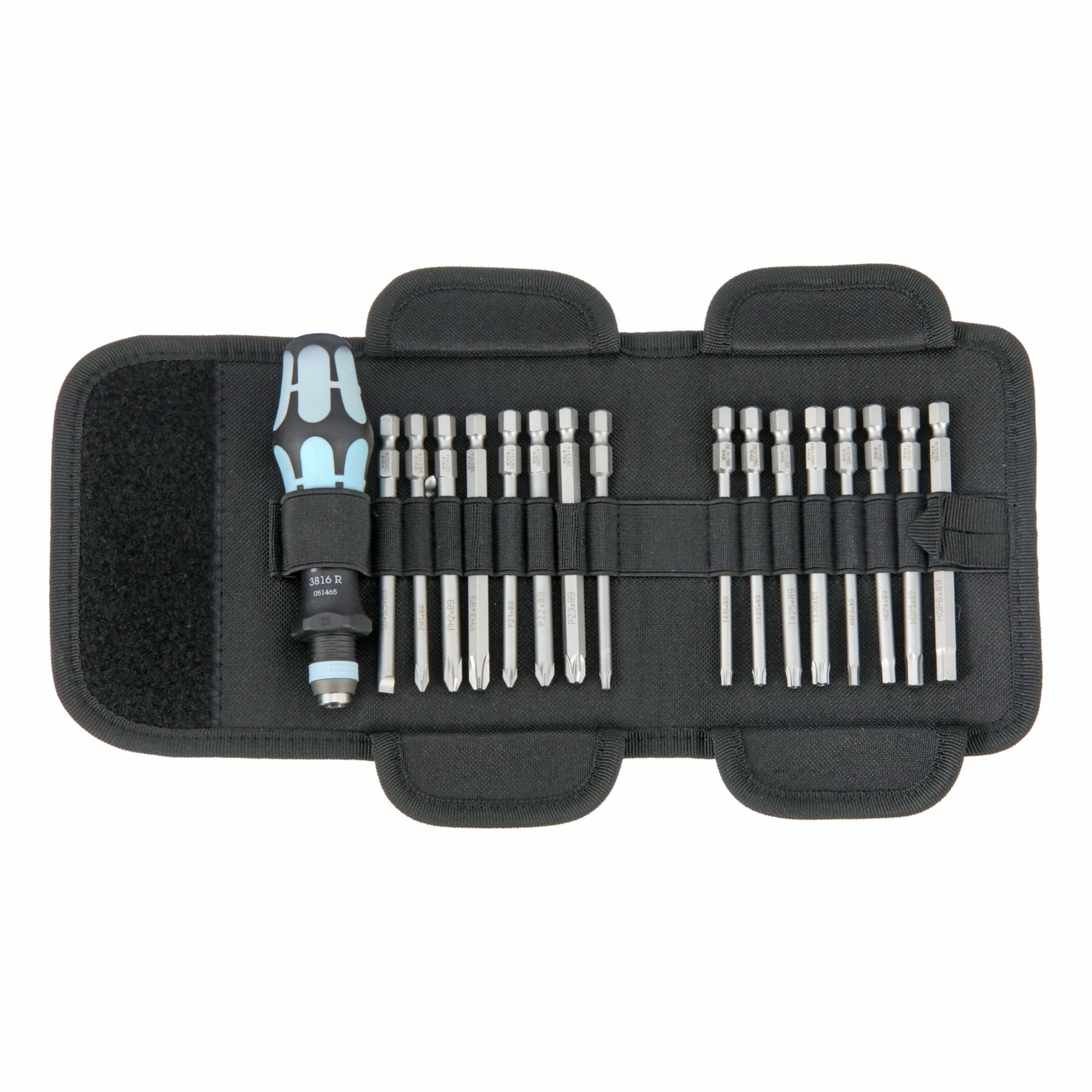 Multi-Bit Screwdriver: Kraftform Kompakt, 11 - 20 Tips, 17 Pieces, 17 Bits, Stainless Steel