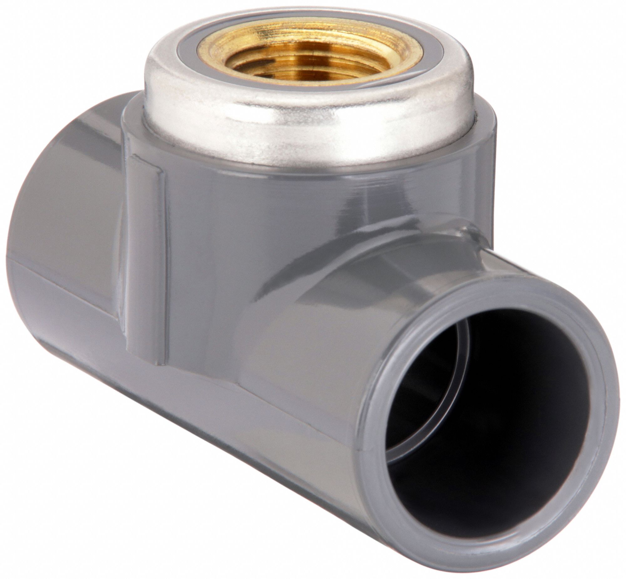 Reducing Tee: Brass,