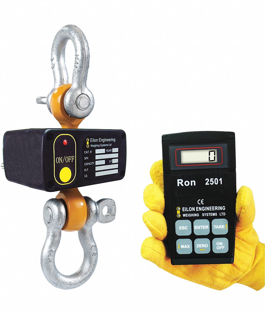 RON CRANE SCALES, 100,000 lb Capacity, +/0.1 Scale Accuracy, Crane
