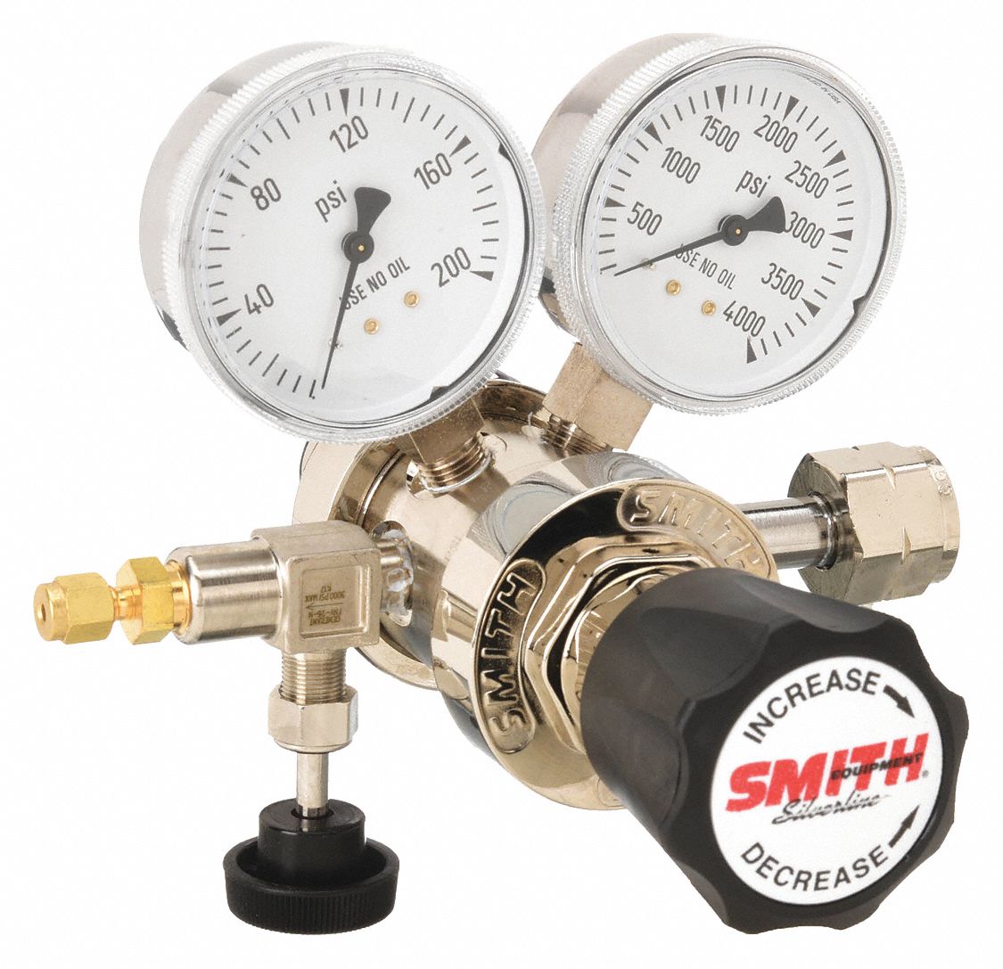 Smith Equipment Two Stage Cga 350 Inlet High Purity Gas Regulator