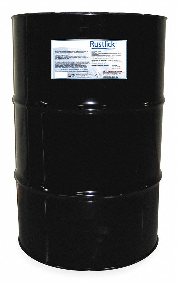 Cutting Oil: 55 gal Container Size, Drum, Blue