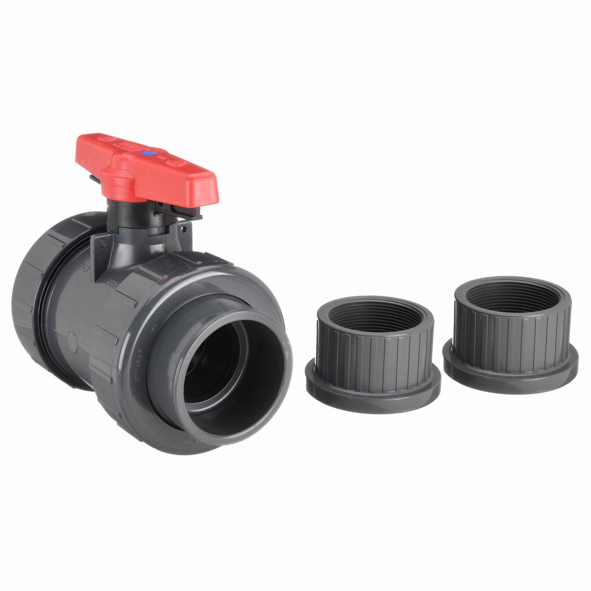 Spears 2132-005C 1/2" Socket Cpvc Compact Ball Valve Inline 