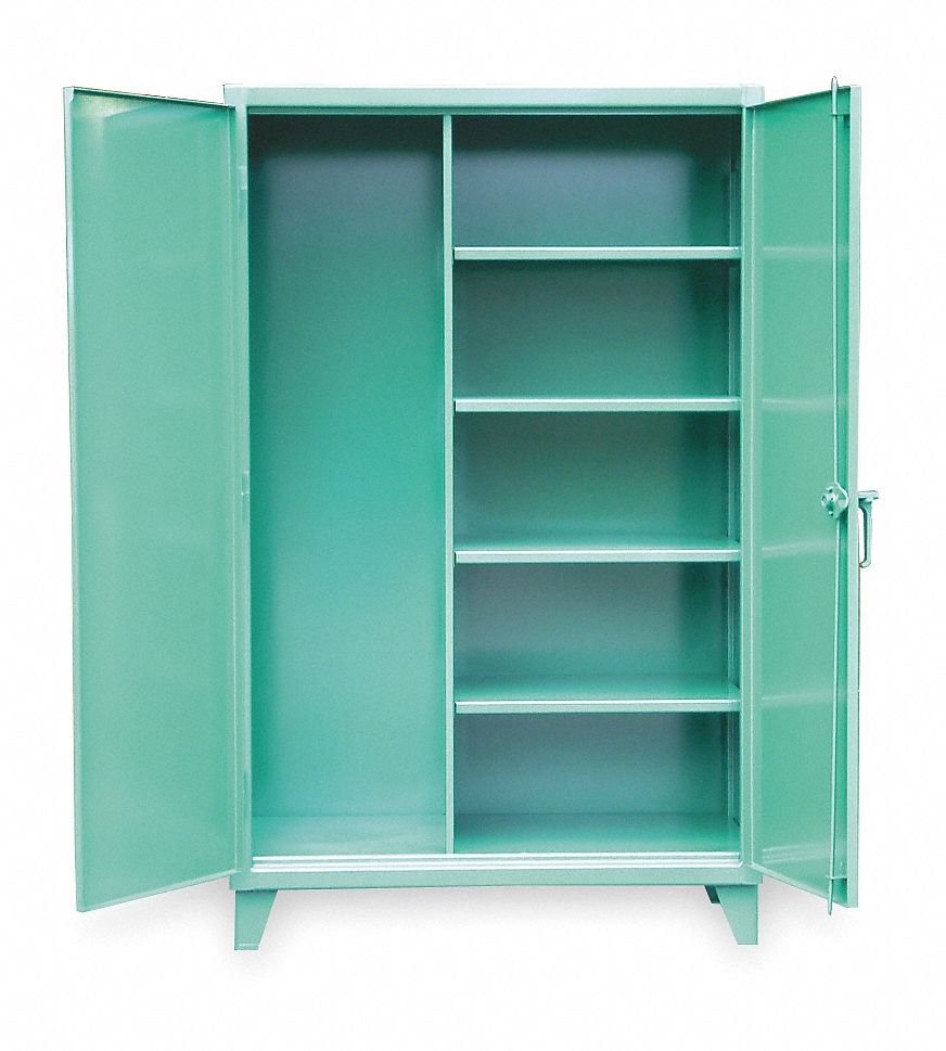 Strong Hold Heavy Duty Storage Cabinet Federal Green 78 H X 48