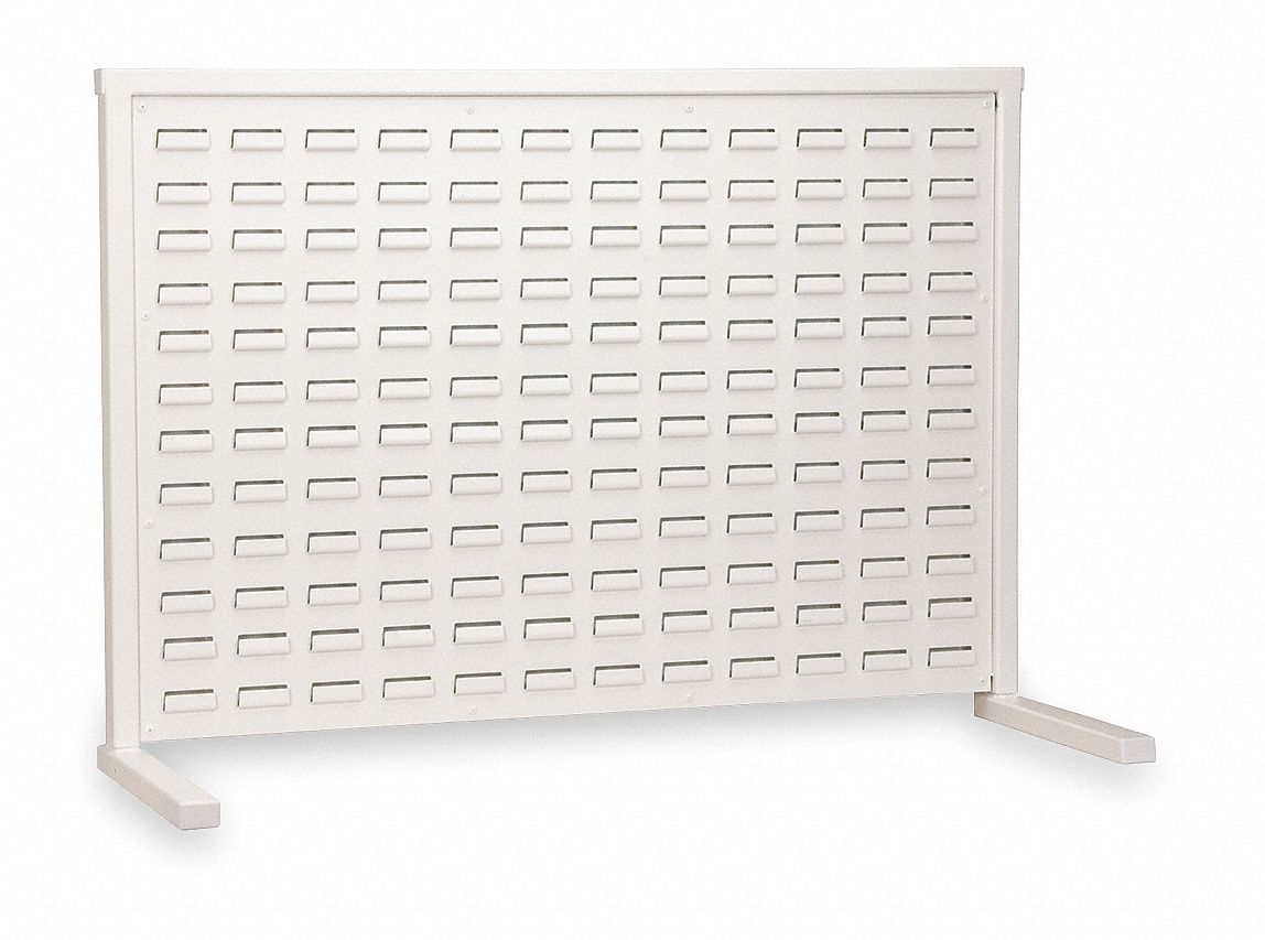Louvered Bench Rack,37-3/4x12x26.375 In