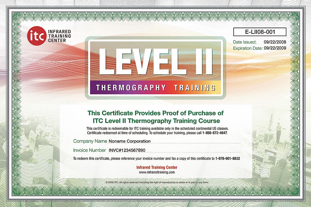 3EMK9 - ITC Level II Certification Training