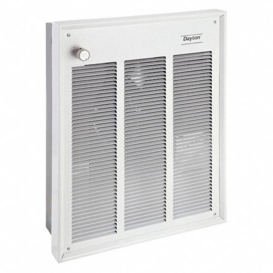 escort je bent luister DAYTON, 2,000W/4,000W, 208V AC, 1-phase, Recessed Electric Wall-Mount Heater  - 3END1|3END1 - Grainger