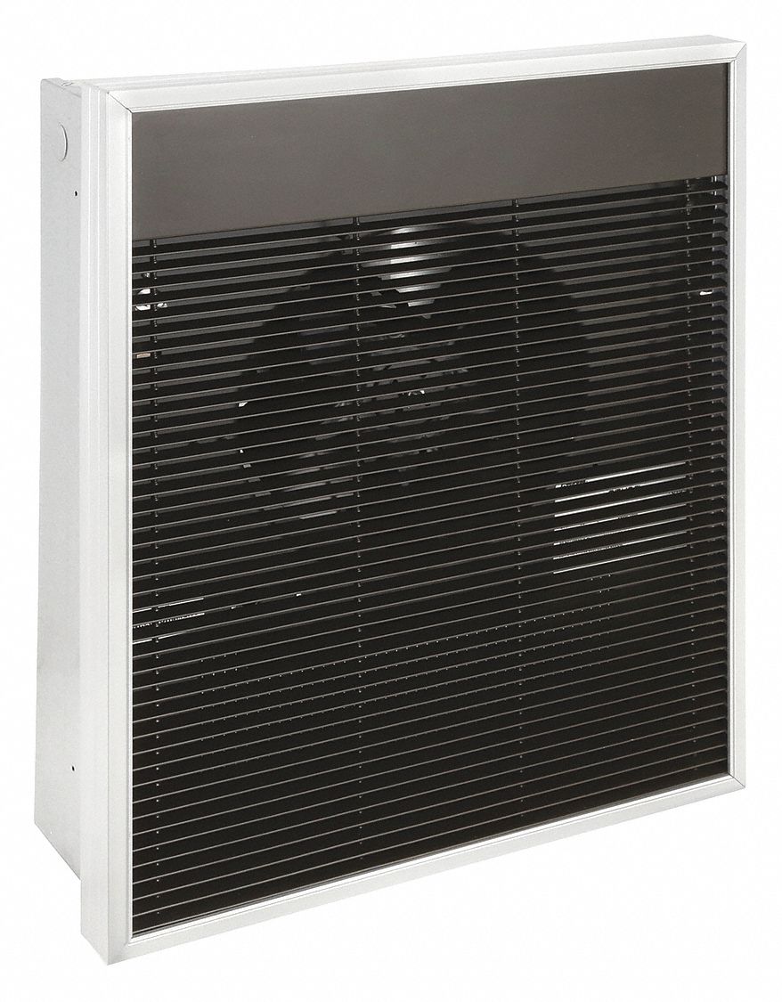 RECESSED ELECTRIC WALL-MOUNT HEATER, 1,500/3,000W, 277V AC, 1 PHASE, 277V AC, 1-PHASE