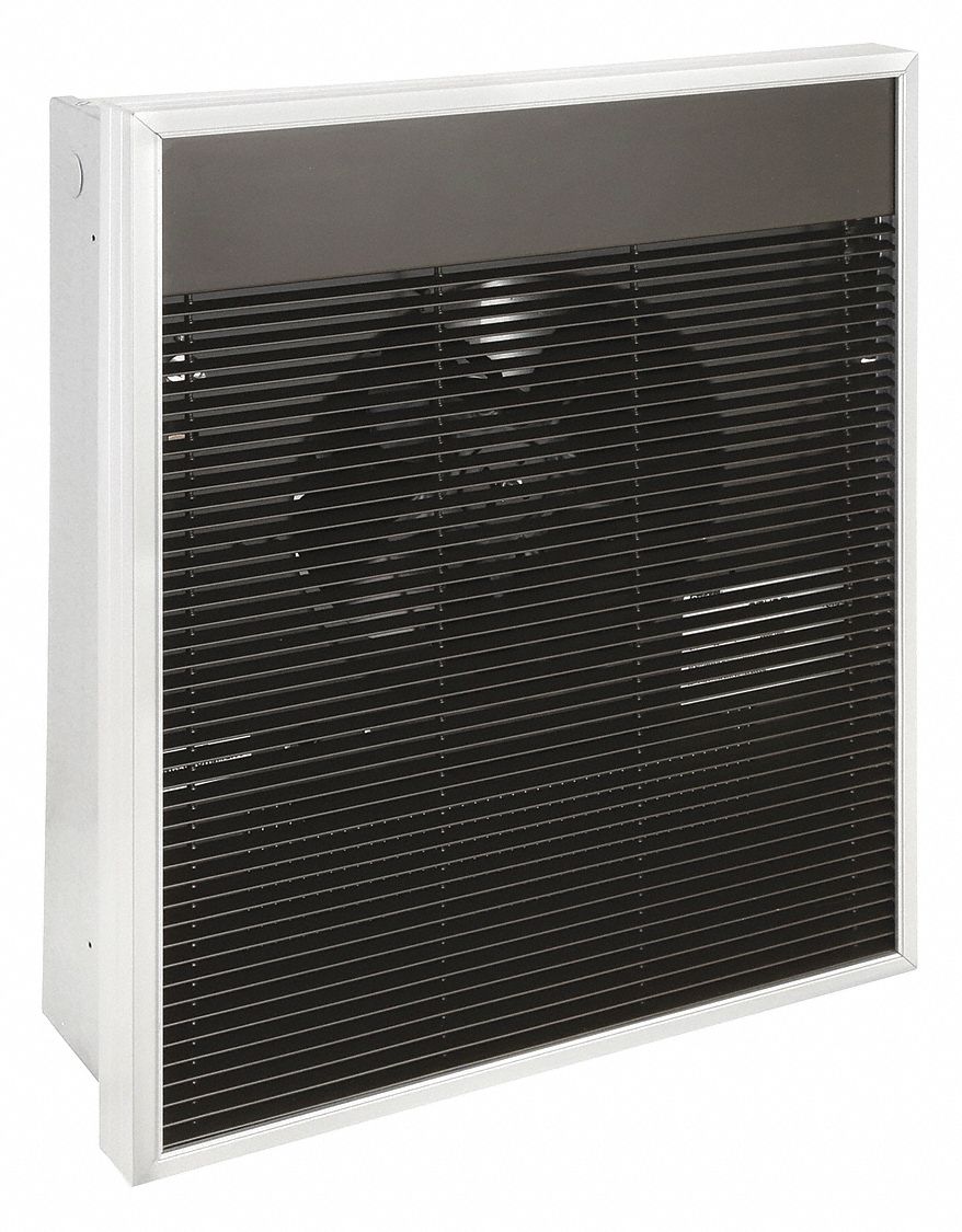RECESSED ELECTRIC WALL-MOUNT HEATER, 4,800W, 208V AC, 1 PHASE, 208V AC, 1-PHASE, BRONZE