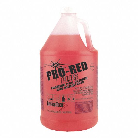 DIVERSITECH, Liquid, 1 gal Size, Condenser Cleaner 3ENL9ProRed+